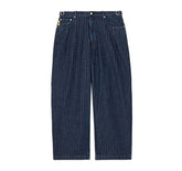 STRIPED DENIM PANTS