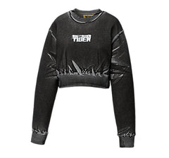 WOMEN'S PRINTED SWEAT TOP