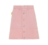 Womens Denim Button Down Skirt