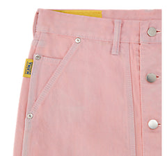 Womens Denim Button Down Skirt