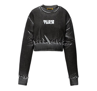 WOMEN'S PRINTED SWEAT TOP