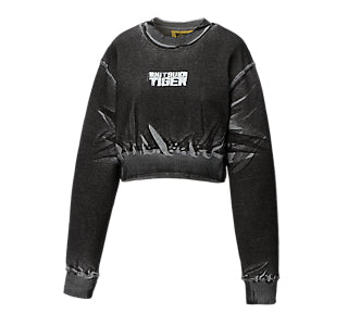 WOMEN'S PRINTED SWEAT TOP