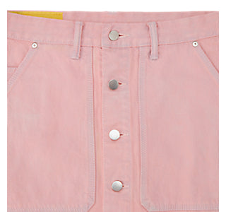 Womens Denim Button Down Skirt