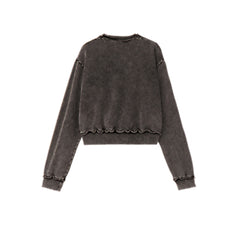 WOMEN'S OVERSIZED LONG SLEEVED TOP
