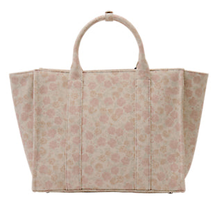 FLOWER PRINT TOTE BAG